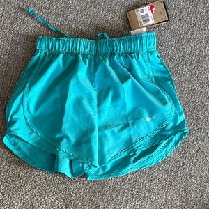 Nike Women’s Teal Athletic Running Shorts XS